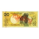 20 gold 1990 - A - MODEL / SPECIMEN - PMG 65 EPQ