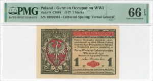 1 mkp 1916 B General - PMG 66 EPQ