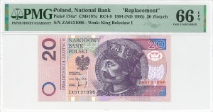 20 gold 1994 ZA - TDLR replacement series - PMG 66 EPQ
