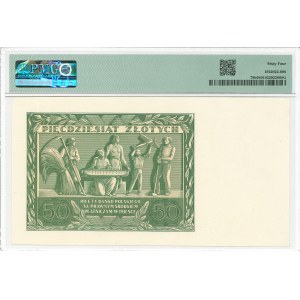 II Republic of Poland, 50 zloty 1936 - unfinished