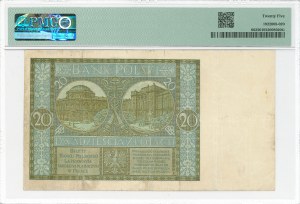II RP, 20 gold 1926 B.B. - PMG 25