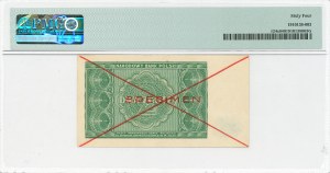 PRL, 2 zloty 1946 - SPECIMEN - PMG 64