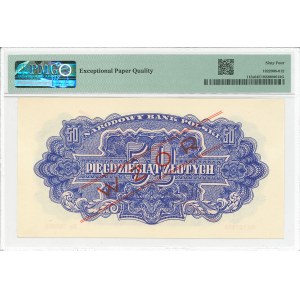 PRL, 50 złotych 1944 , ...owe Hd - WZÓR - PMG 64 EPQ