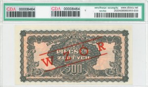 PRL, 500 gold 1944 , 