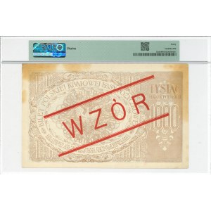 1000 marek 1919 ZR - WZÓR - PMG 40