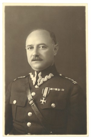 II RP, Photograph of Colonel Stanislaw Wrzalinski cavalier of the Order of Virtuti Militari