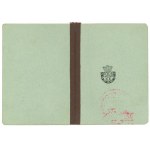II RP, Certificate of State Sports Badge Class II for the 3rd time Warsaw 1932