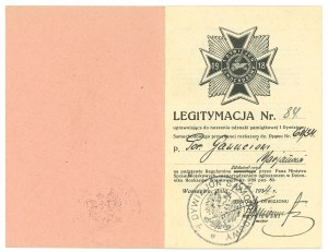 II RP, Legitimation of the badge of the 1st Motor Squadron - Lt. Gawuć