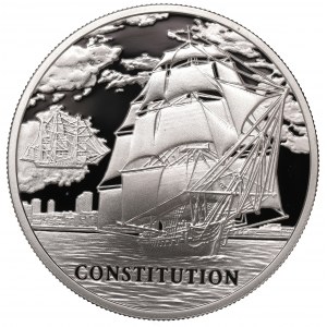 Białoruś, 20 rubli 2010 - USS Constitution
