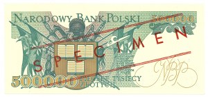 500,000 PLN 1990 A - MODEL No. 0826
