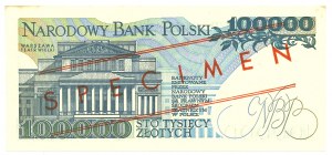 100,000 PLN 1990 A - MODEL No. 0815