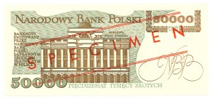 People's Republic of Poland, 50,000 zloty 1989 A - MODEL No. 0420