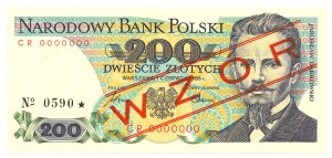 PRL, 200 zloty 1986 CR - MODEL No. 0590