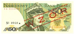 PRL, 50 zloty 1986 EG - MODEL No. 0940