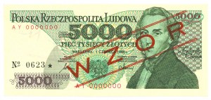 People's Republic of Poland, 5000 gold 1986 AY - MODEL No. 0623