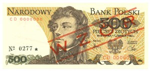 PRL, 500 gold 1982 CD - MODEL No. 0277