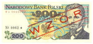 People's Republic of Poland, 200 gold 1982 BU - MODEL No. 0062