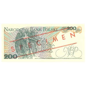 PRL, 200 złotych 1982 BU - WZÓR No. 0062