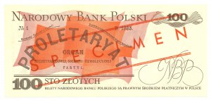 PRL, 100 zloty 1982 HG - MODEL No. 0340