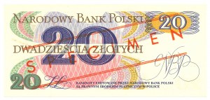 PRL, 20 zloty 1982 A - MODEL No. 0952