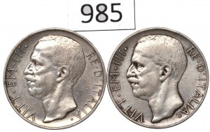 Italy, lot 10 lira 1928-30