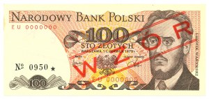 PRL, 100 zloty 1979 EU - MODEL No. 0950