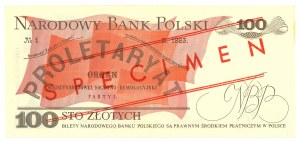 PRL, 100 zloty 1979 EU - MODEL No. 0950