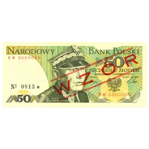 PRL, 50 złotych 1979 BW - WZÓR No. 0813