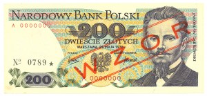 PRL, 200 zloty 1976 A - MODEL No. 0789