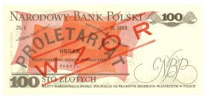 PRL, 100 zloty 1976 AM - MODEL No. 0797