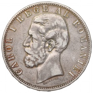 Romania, Carol I, 5 lei 1883