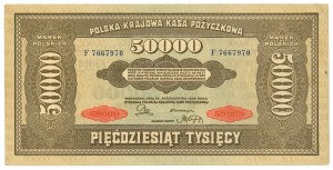 II RP, 50,000 Polish marks 1922 F