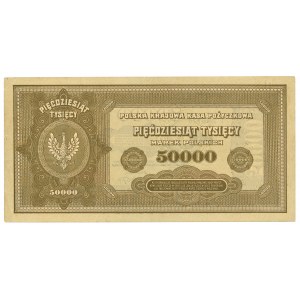 II RP, 50,000 Polish marks 1922 F