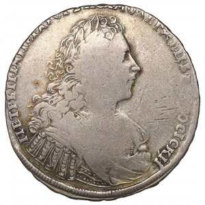 Russia, Peter II, Roubl 1728