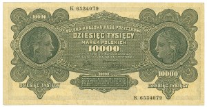 II RP, 10,000 marks 1922 K