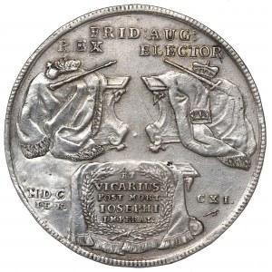 Germany, Saxony, Friedrich August I, Vicariat thaler 1711, Dresden