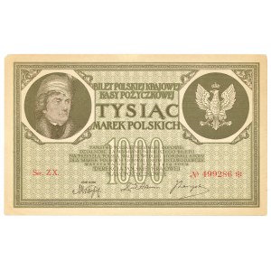 II RP, 1000 marek polskich 1919 ZX