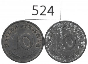 Germany, Lot 10 pfennig 1947-48