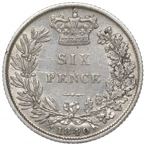 Great Britain, 6 pence 1840