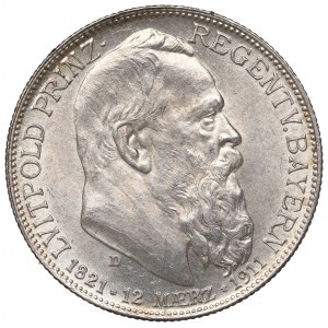 Germany, Bayern, 2 mark 1911 - 90th anniversary of the prince regent