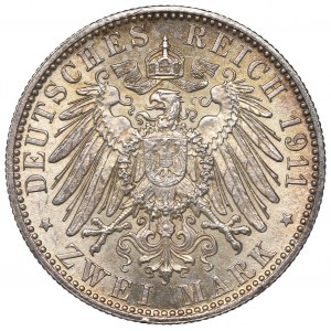 Germany, Bayern, 2 mark 1911 - 90th anniversary of the prince regent