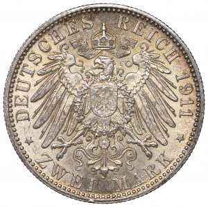 Germany, Bayern, 2 mark 1911 - 90th anniversary of the prince regent