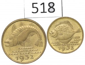 WMG, 5-10 fenig set 1932