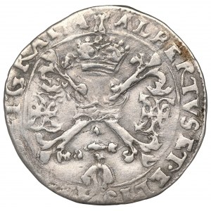 Spanish Netherlands, Albert and Elisabeth, Flandres, 1/4 patagon