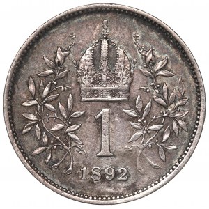 Austria, 1 crown 1892