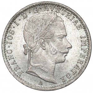 Austria, Franz Joseph, 1/4 florin 1862