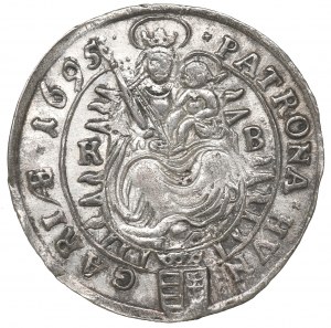 Hungary, 3 kreuzer 1695