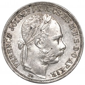 Hungary, Franz Joseph, 1 forint 1888, Kremnitz