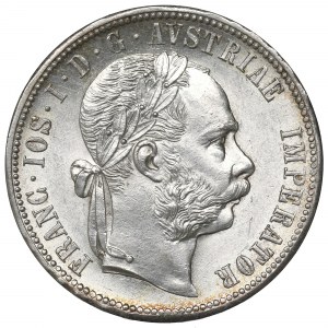 Austria-Hungary, Franz Joseph, 1 florin 1876, Vienna