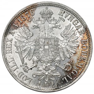 Austria-Hungary, Franz Joseph, 1 florin 1876, Vienna